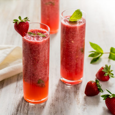 Skinny Strawberry Watermelon Mint Mojito