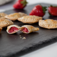 Mini Creamy Strawberry Empanadas